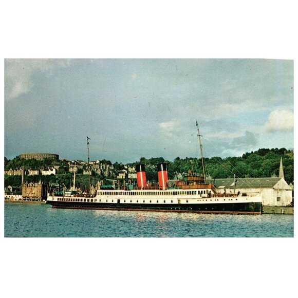 Postcard Chrome era RMS Kings George high pressure turbine ship built 1926 - Picture 1 of 2